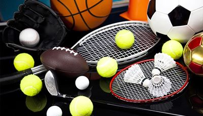 idræt, badminton, fjerbold, tennis, fodbold, golfkølle, handske, bold, ketsjer, udstyr, net