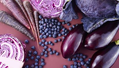 aubergine, grøntsager, kålhoved, rødder, lilla, blåbær, rødkål, bær