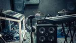 casqueaudio, synthetiseur, microphone, enceintes, studio, tambour, console, cymbale, cable