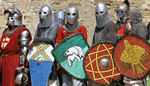 escudo, cotademalha, armadura, rocha, idademedia, brasao, muro, cavaleiro, capacete, cruz