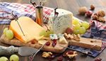 tabla, cuchillo, pinchos, arandanorojo, ciervo, uva, horsd'oeuvre, queso, moho, nueces