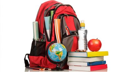 notebook, southamerica, schoolbook, backpack, snack, zipper, ocean, globe, apple