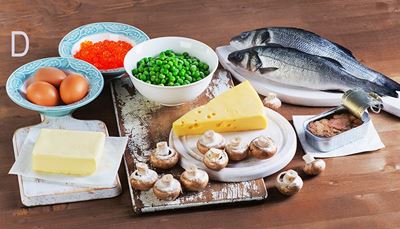 tin, nutrition, greenpeas, mushroom, butter, vitamin, cheese, egg, salmon, caviar, fin