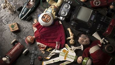 marionete, piloto, astronauta, volante, boneca, robot, capacete, totem, alaúde, roda, anjo, ioiô
