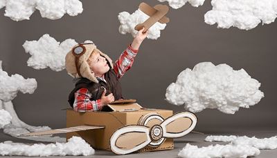 karirasto, domišljija, oblaki, karton, letalo, očala, vata, pilot, siv, krilo, propeler