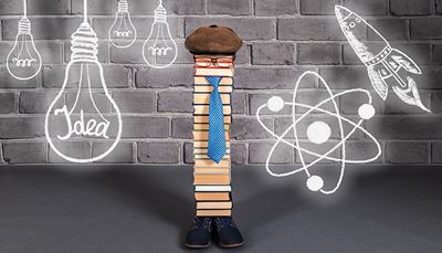 идея, знания, нитьнакала, лампочка, атом, книги, ботинки, галстук, ракета, стопка, стена, кепка