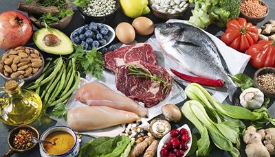 carne, cavolocinese, broccolo, melograno, mirtilli, funghi, aglio, olio, mandorle, zenzero, avocado, pesce