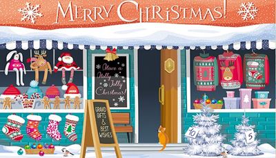 djedbožićnjak, poklon, deset, pet, pahulja, mačka, sob, pulover, čarapa, jela, zec, zvono, ulaz