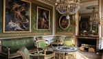 picture, chandelier, fireplace, furniture, palace, crystal, luxury, mirror, chair