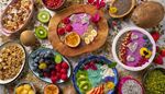frullato, fruttopassione, fruttacandita, melograno, nocedicocco, soffione, more, cuore, lamponi, mirtillo, musli, semi, chia, pitaya, kiwi