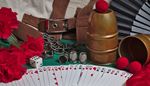 strap, playingcards, spades, carnation, thimble, deck, chain, two, dice, fan, clubs, six
