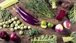 dill, brusselssprouts, rootveggies, turnip, beetroot, broccoli, celery, eggplant, onion, lime, kale