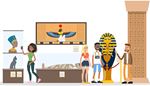 mumie, hieroglyphen, nemeskopftuch, sarkophag, anch, nofretete, selfie, tafel, katze, justitia, museum