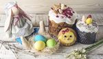 eggs, glaze, flowers, kulich, catkins, cookie, hare, heart, chick, nest