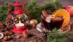 mulledwine, hazelnut, christmas, cardamon, lantern, flame, candle, spices, orange, clove, cone, apple