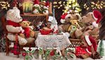 fir, christmas, iceskates, santahat, tablecloth, letter, snowman, family, gift, straw, scarf, cone