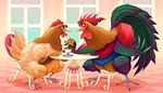 date, teaspoon, romance, wing, plumage, hen, rooster, comb, tail, tea