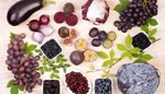 figs, passionfruit, blackberries, blueberries, eggplant, redcabbage, bilberry, plums, grapes, beetroot, beans, prune, onion