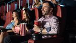 watch, laughter, popcorn, viewing, stubble, straw, seat, sleeve, armrest, softdrink